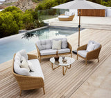 Ocean 3-Sitzer Sofa, flat weave von Cane-line - 3 - Jacobsen Plus