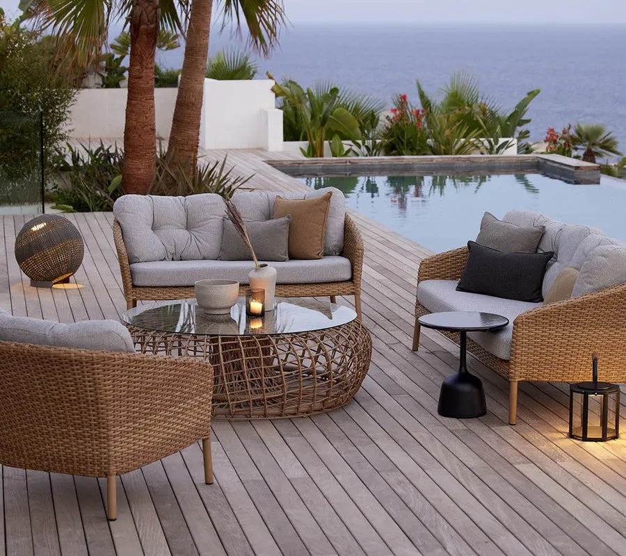 Ocean Large Lounge-Sessel, flat Weave fra Cane-line - 2 - Jacobsen Plus