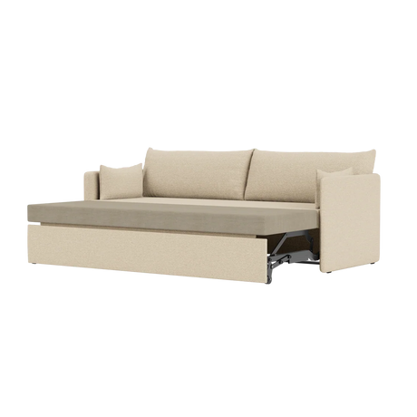 Offset 3-Seater Sofa Bed von Audo Copenhagen - Logan Sand - Jacobsen Plus