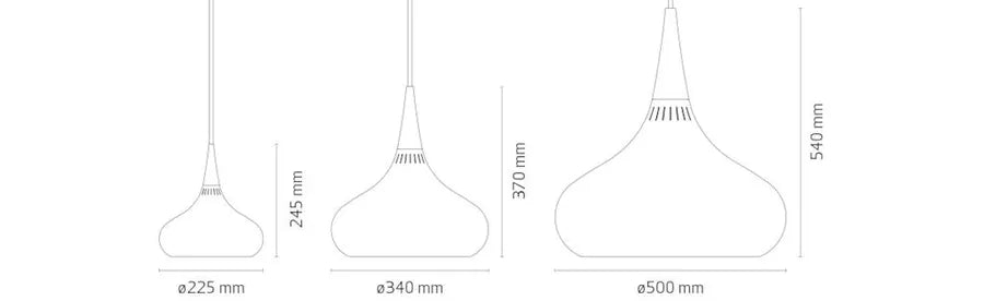Orient Pendelleuchte, black von Fritz Hansen - 5 - Jacobsen Plus