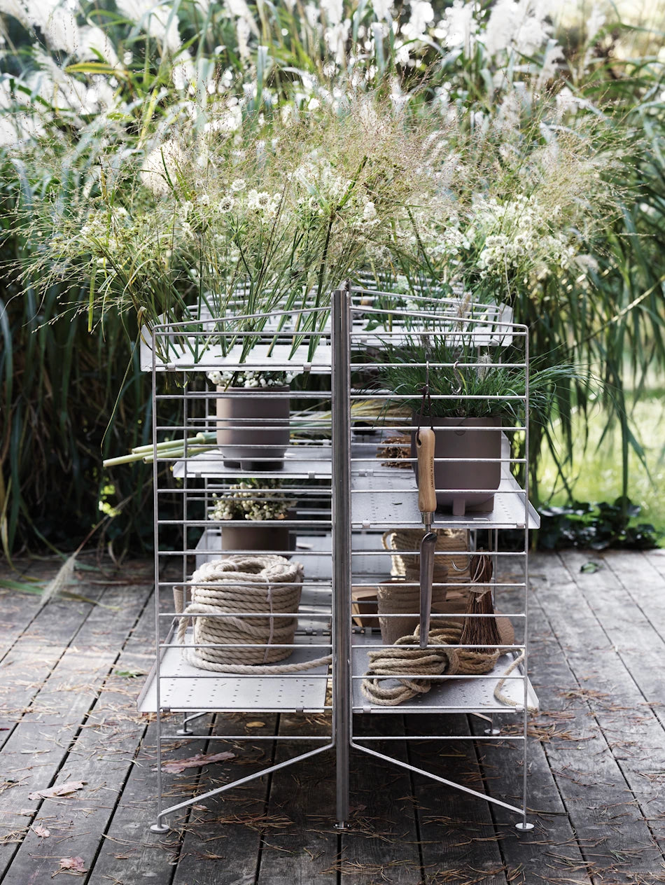 Outdoor L, udendørs reol fra String - 2 - Jacobsen Plus