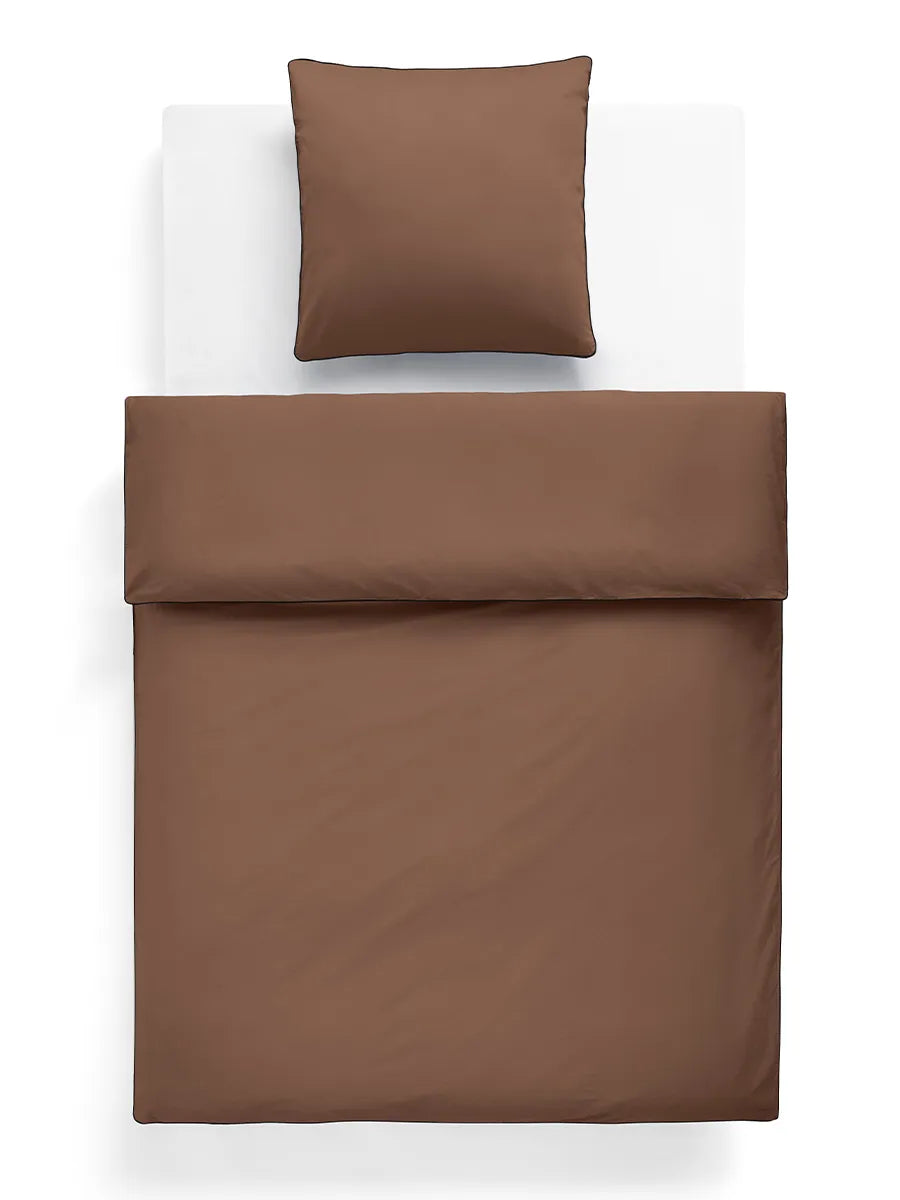 Outline Bettwäsche, 140x220 cm von HAY - Milk Chocolate - Jacobsen Plus