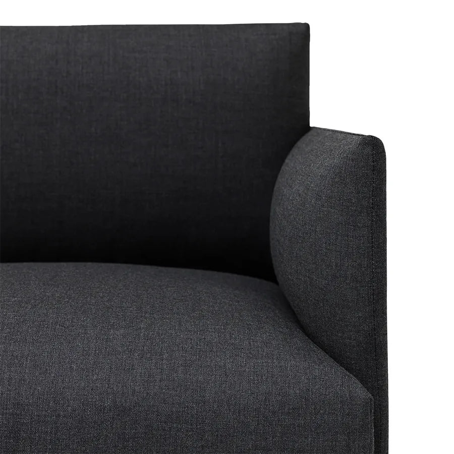 Outline sofa / Chaiselongue fra Muuto - Remix 163 / Chaiselong, venstre - Jacobsen Plus