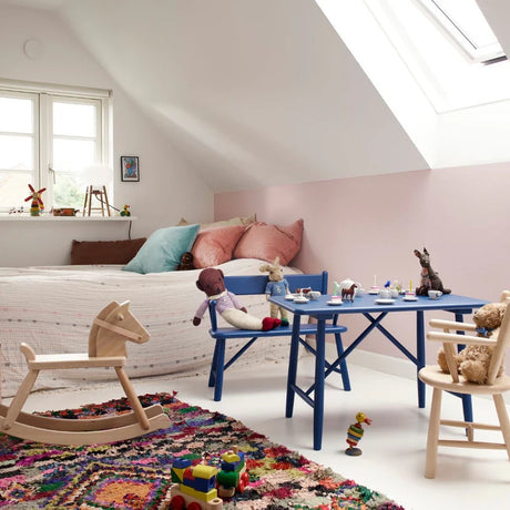 P10 Kindertisch von Børge Mogensen - Blaugrau - Jacobsen Plus