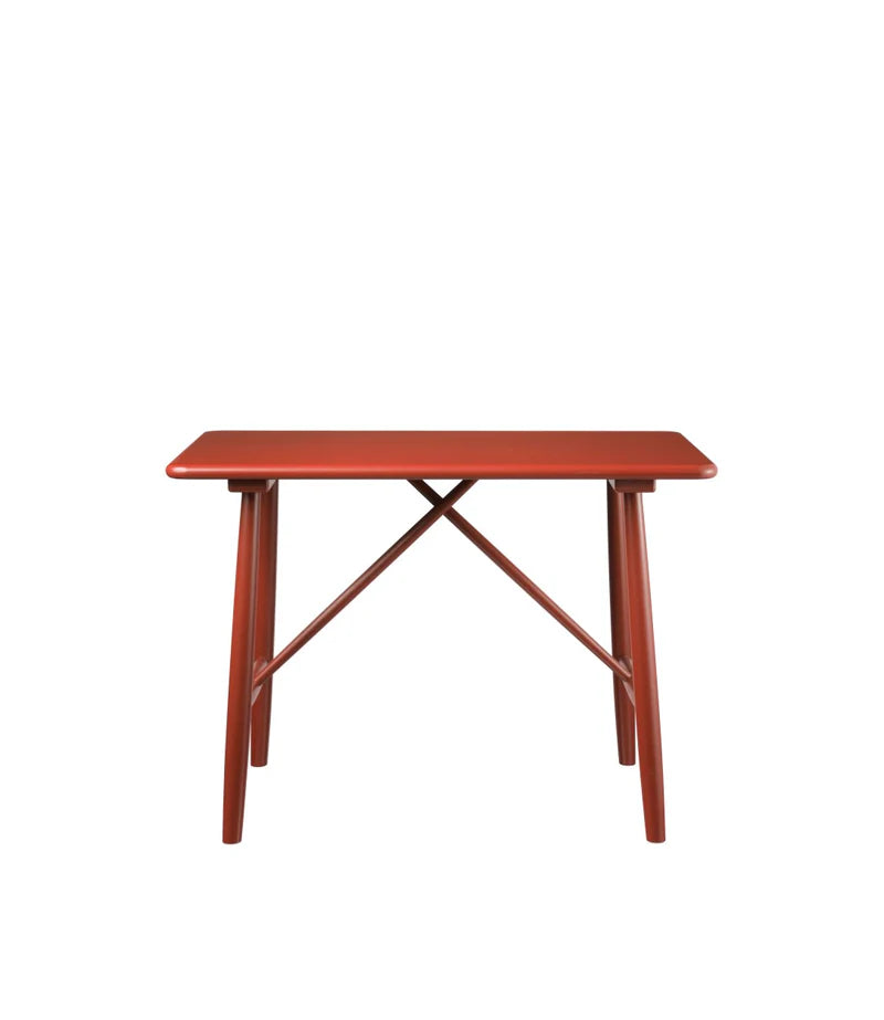 P10 Kindertisch von Børge Mogensen - Rot - Jacobsen Plus