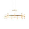 Brushed Brass / White Onyx