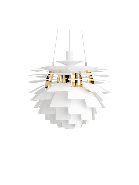 PH Artichoke Soft White/Brass von Louis Poulsen - Ø 480 mm - Jacobsen Plus
