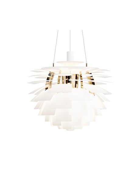 PH Artichoke Soft White/Brass von Louis Poulsen - Ø 600 mm - Jacobsen Plus