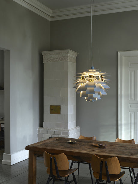 PH Artichoke Dusty Blue/Brass von Louis Poulsen - Ø 480 mm - Jacobsen Plus