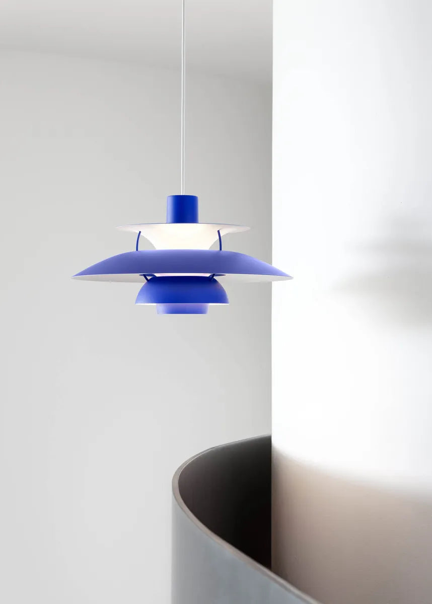PH 5 Pendelleuchte, monokrom blue af Poul Henningsen