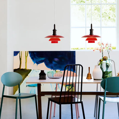 PH 3½-3 Pendelleuchte, Rot von Poul Henningsen - 4 - Jacobsen Plus