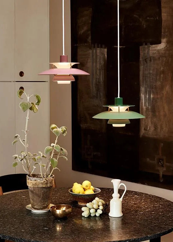 PH 5 Mini Pendelleuchte, Hues of green von Poul Henningsen