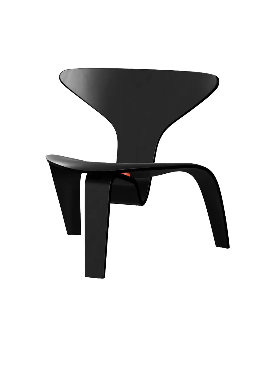 PK0 A™ Stol fra Fritz Hansen - Sort ask - Jacobsen Plus