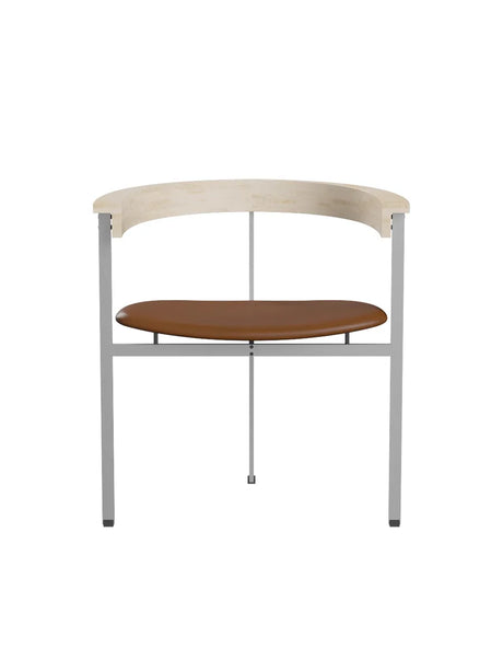 PK11 Stuhl von Poul Kjærholm - Aura Leder / Walnuss - Jacobsen Plus