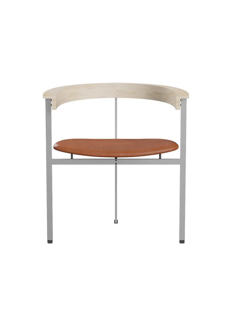 PK11 Stuhl von Poul Kjærholm - Grace Leder / Walnuss - Jacobsen Plus