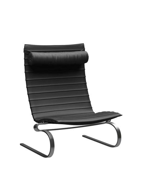 PK20 Lounge-Sessel von Poul Kjærholm - Aura Leder / Schwarz - Jacobsen Plus