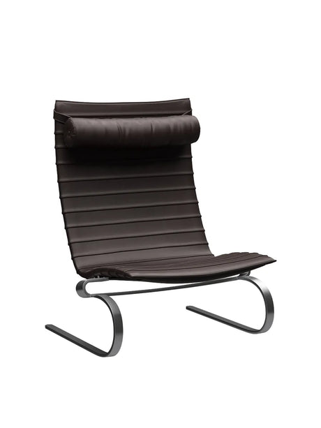 PK20 Lounge-Sessel von Poul Kjærholm - Grace Leder / Dunkelbraun - Jacobsen Plus