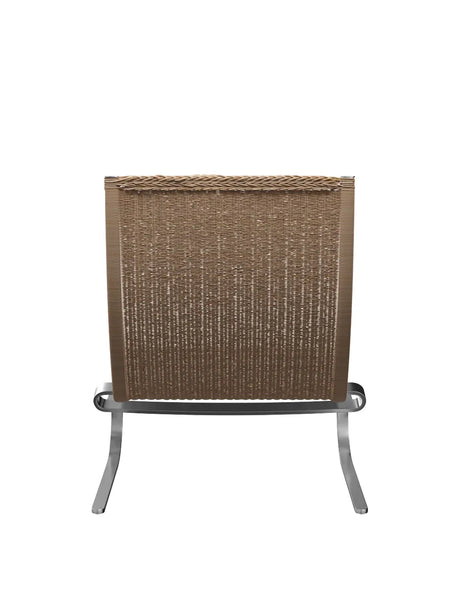 PK20 Lounge-Sessel von Poul Kjærholm - Peddigrohr / Peddigrohr - Jacobsen Plus