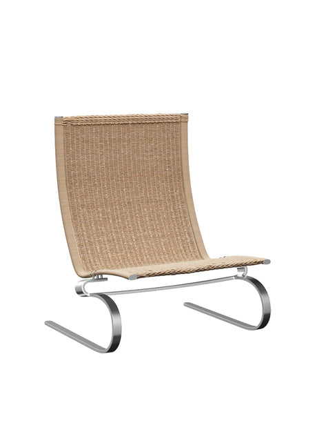 PK20 Lounge-Sessel von Poul Kjærholm - Peddigrohr / Peddigrohr - Jacobsen Plus