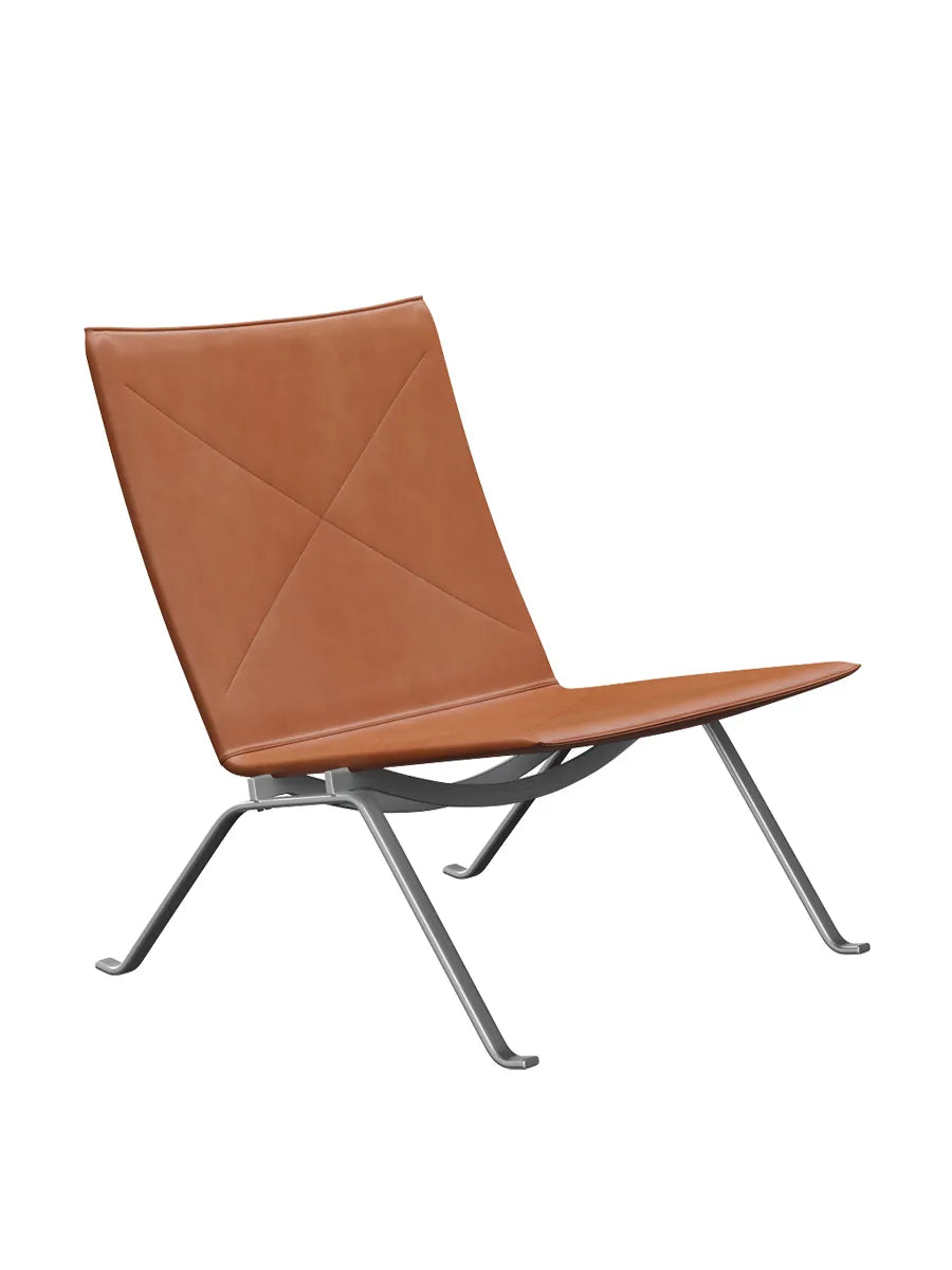 PK22 Lounge, Aura Leder von Poul Kjærholm - 1 - Jacobsen Plus
