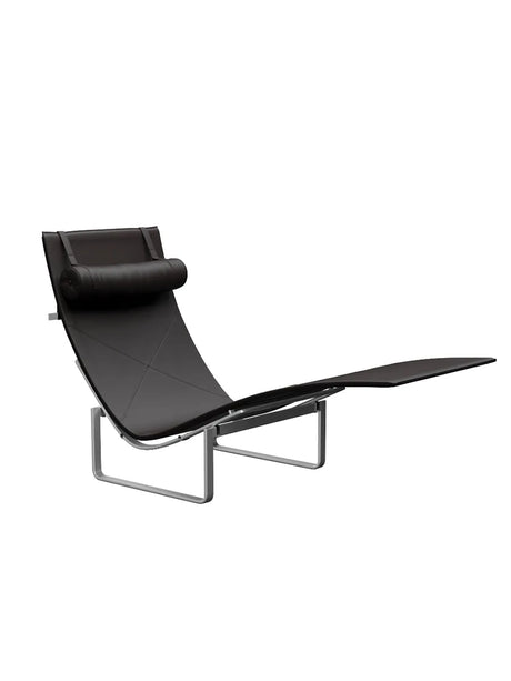 PK24 Lounge-Sessel von Poul Kjærholm - Aura Leder / Schwarz-braun - Jacobsen Plus