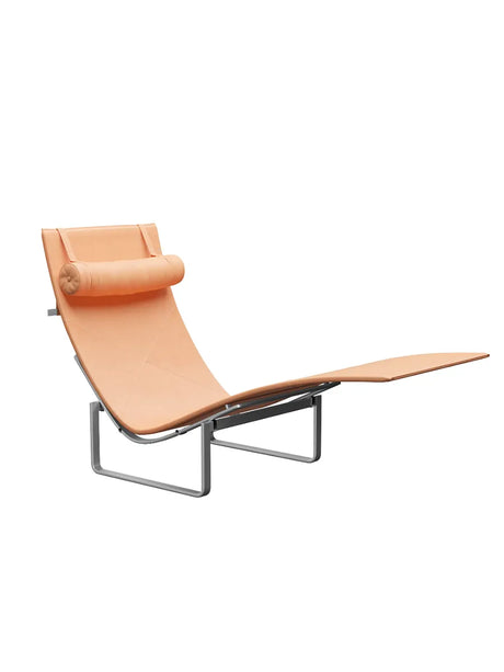 PK24 Lounge-Sessel von Poul Kjærholm - Naturleder / Natur - Jacobsen Plus