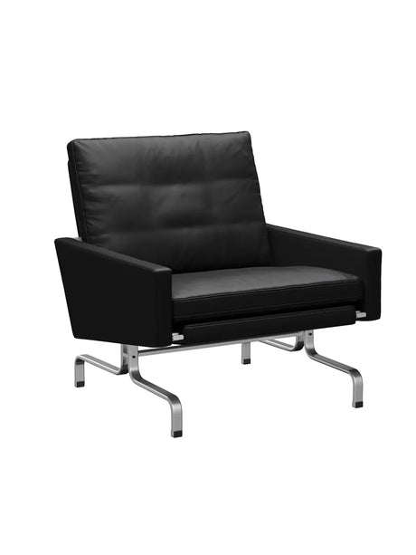 PK31 Lounge-Sessel von Poul Kjærholm - Aura Leder / Schwarz - Jacobsen Plus