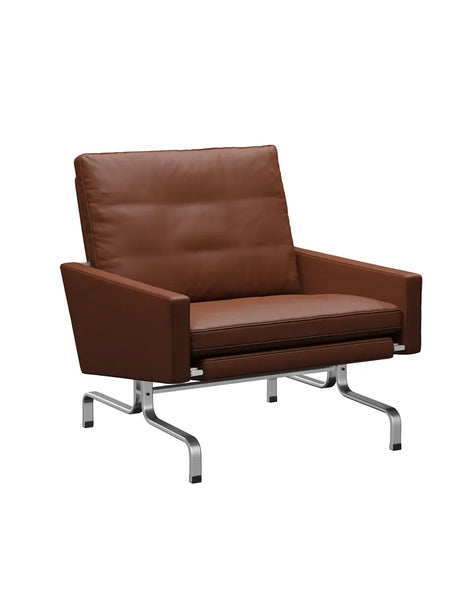 PK31 Lounge-Sessel von Poul Kjærholm - Aura Leder / Cognac - Jacobsen Plus