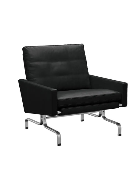 PK31 Lounge-Sessel von Poul Kjærholm - Grace Leder / Schwarz - Jacobsen Plus