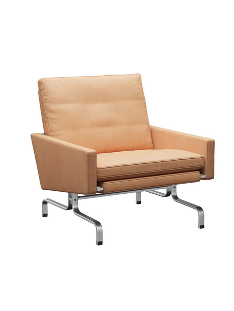 PK31 Lounge-Sessel von Poul Kjærholm - Naturleder / Natur - Jacobsen Plus