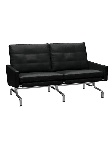 PK31/2 2-pers. Sofa von Poul Kjærholm - Grace Leder / Schwarz - Jacobsen Plus