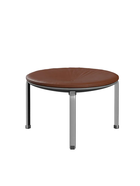 PK33 Hocker von Poul Kjærholm - Aura Leder / Cognac - Jacobsen Plus