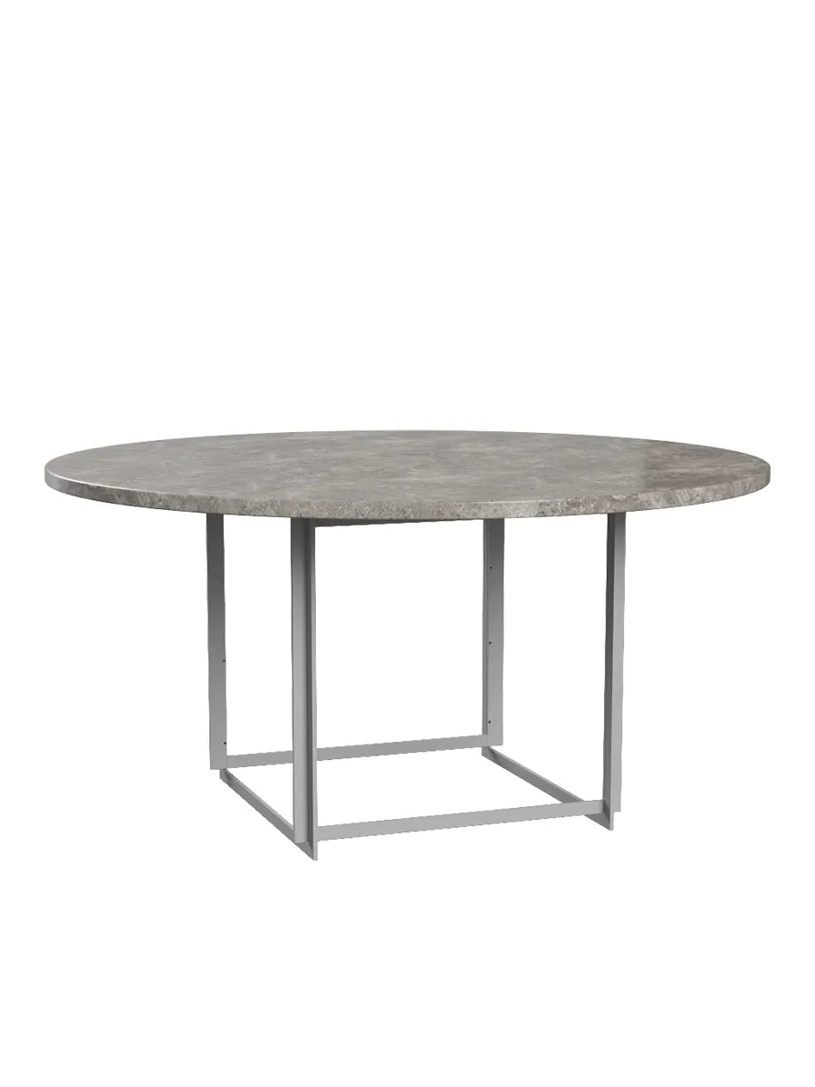 PK54 Tisch, H72,5 cm von Poul Kjærholm - Bräunlich-grauer Marmor - Jacobsen Plus
