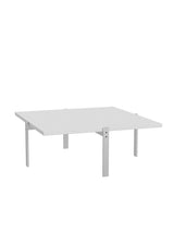 PK65 Couchtisch von Poul Kjærholm - Weißer gewalzter Marmor - Jacobsen Plus