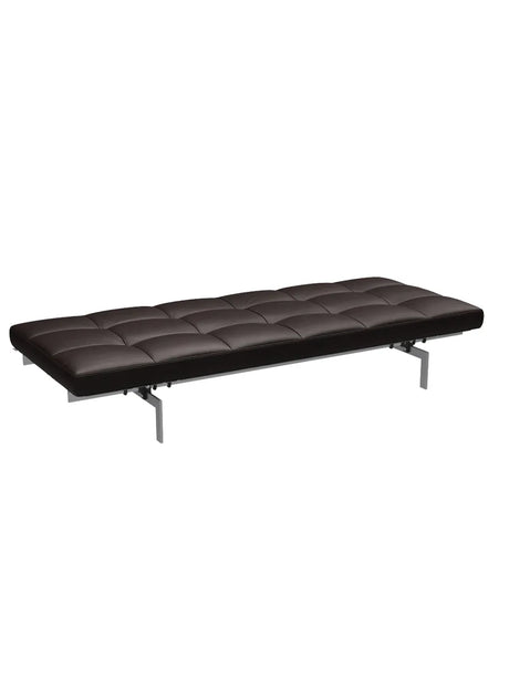 PK80 Daybed von Poul Kjærholm - Grace Leder / Dunkelbraun - Jacobsen Plus