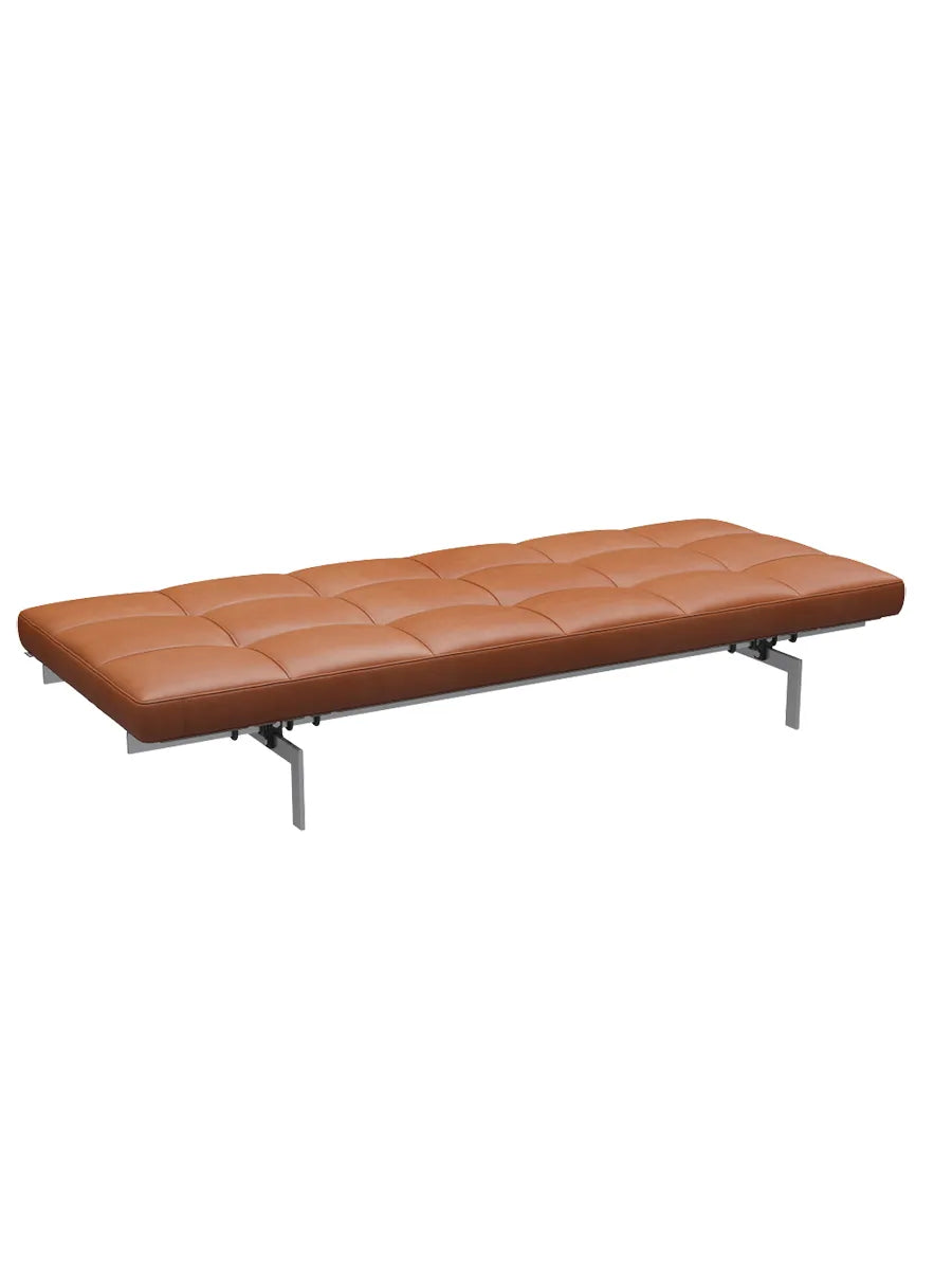 PK80 Daybed af Poul Kjærholm - Grace læder / Valnød - Jacobsen Plus