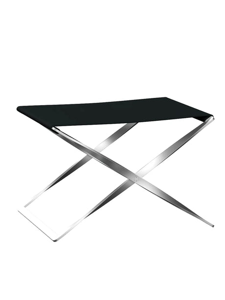 PK91 Klappstuhl von Poul Kjærholm - Canvas / Schwarz - Jacobsen Plus