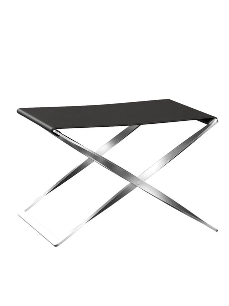 PK91 Klappstuhl von Poul Kjærholm - Canvas / Schwarz - Jacobsen Plus