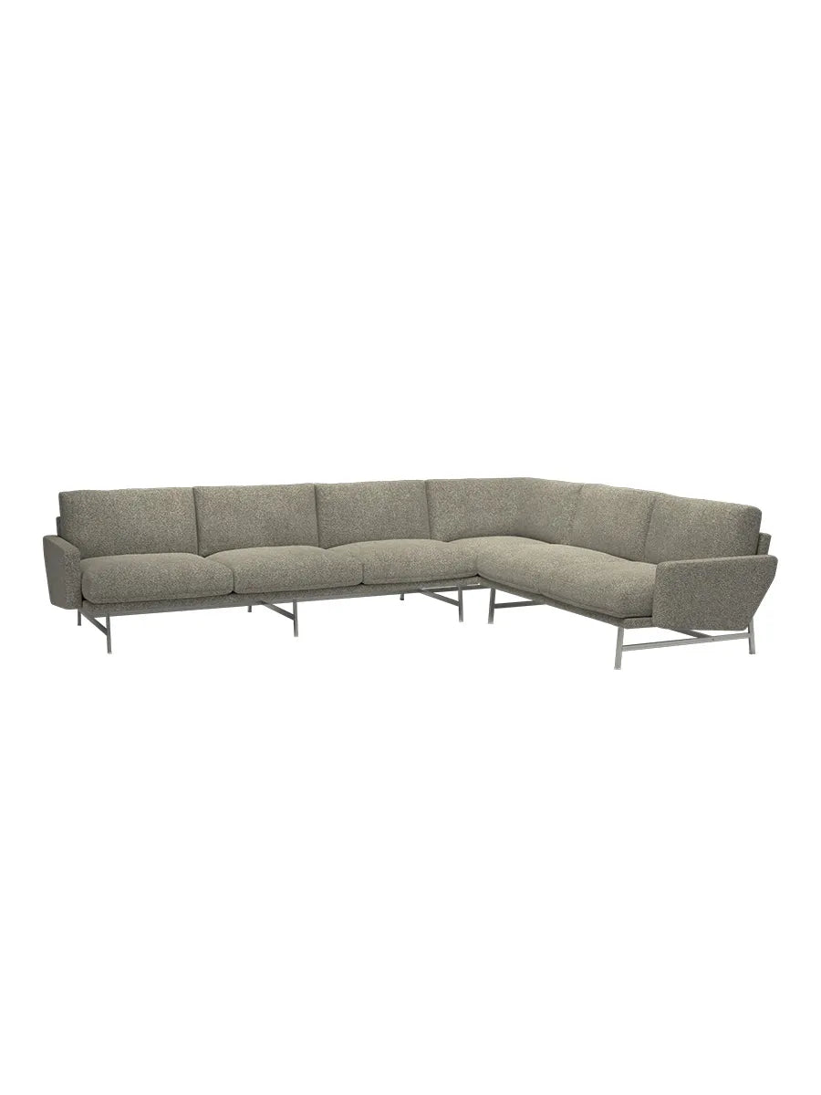 Lissoni PL117S Hjørnesofa, Moss 015 von Fritz Hansen - 1 - Jacobsen Plus