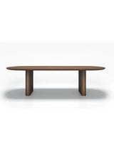 Plush Table Oval fra DK3 - Valnød / 340 x 100 cm - Jacobsen Plus