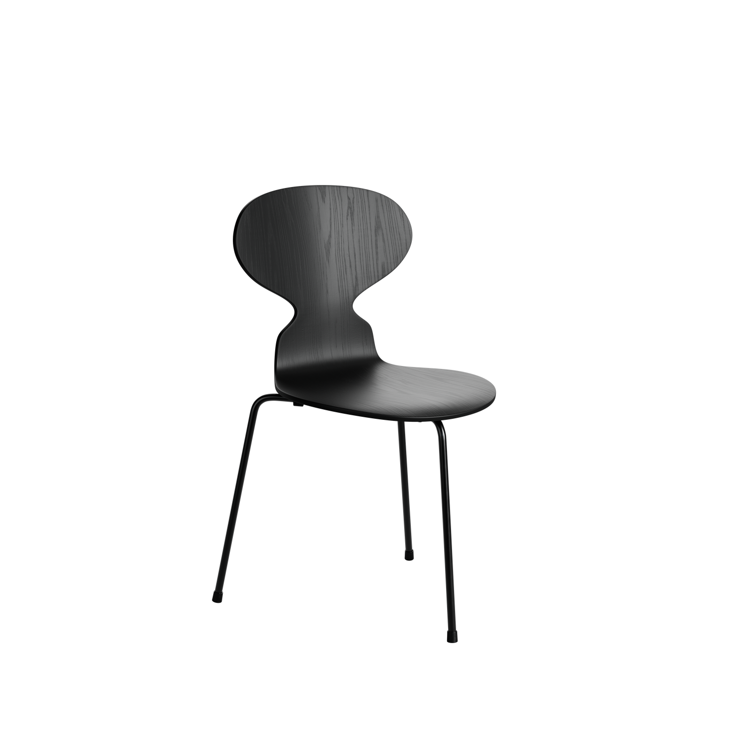 Arne Jacobsen Signaturset: Special Edition Egg Table m. 3 Ant Stuhl - Schwarz