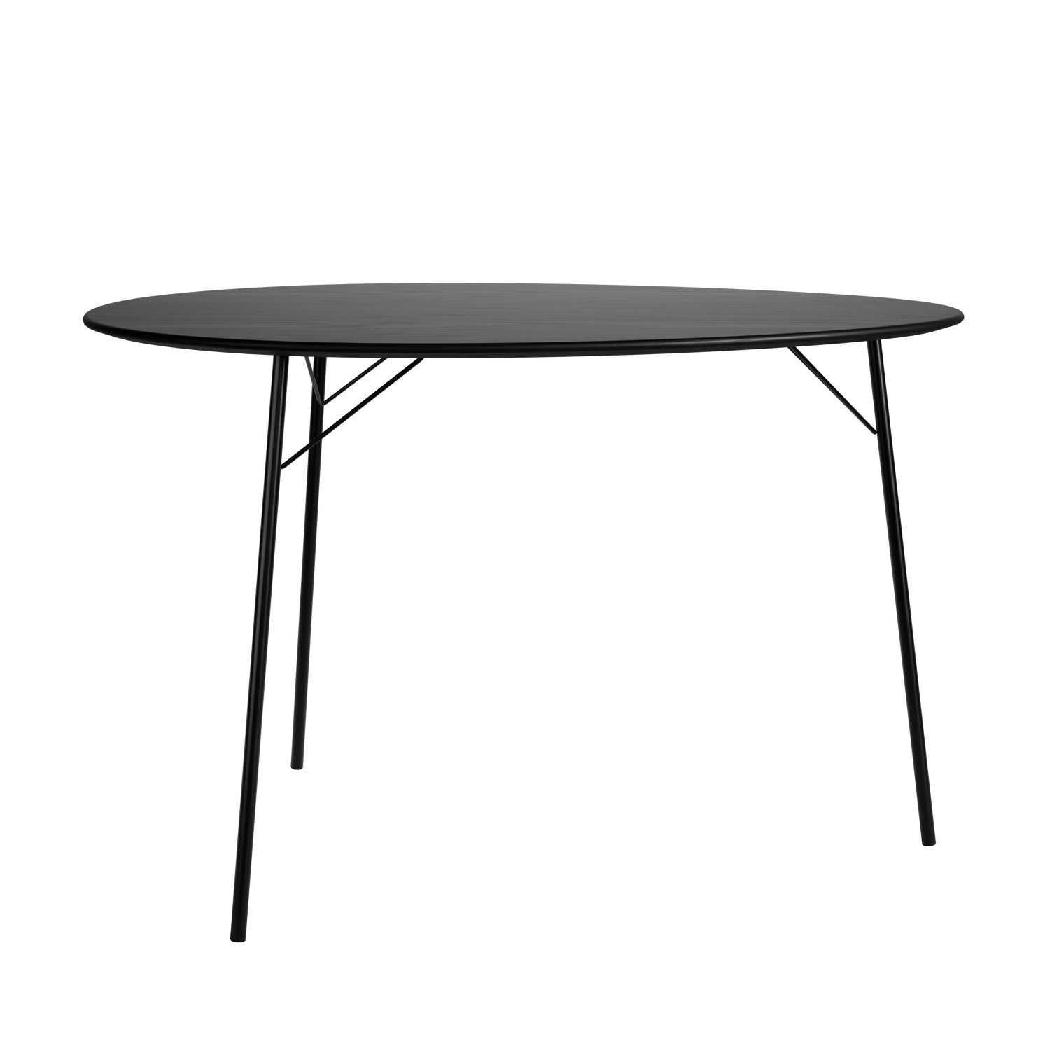 FH3603 Æggebordet, Special Edition i sort ask, sort stel af Arne Jacobsen