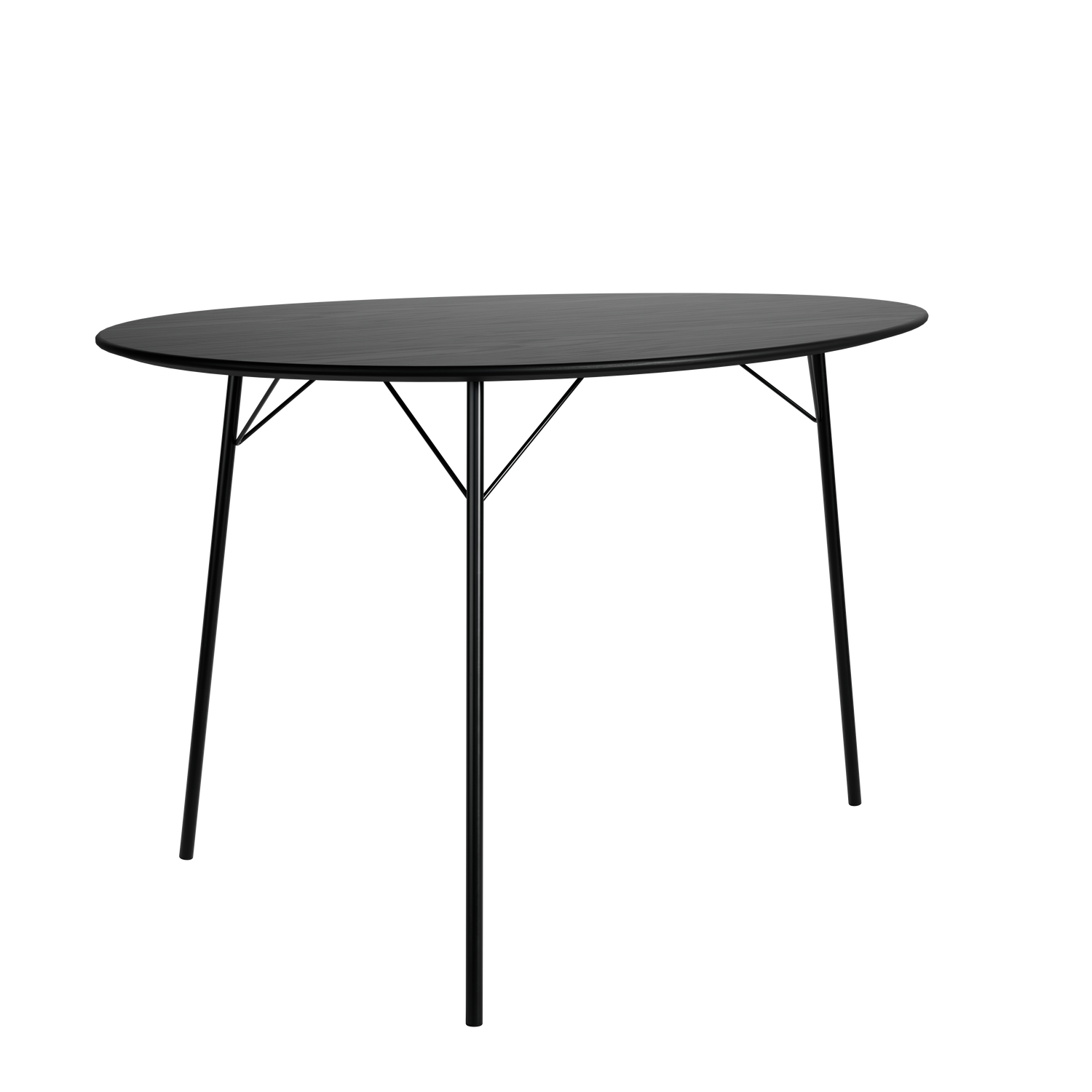 Arne Jacobsen Signaturset: Special Edition Egg Table m. 3 Ant Stuhl - Schwarz