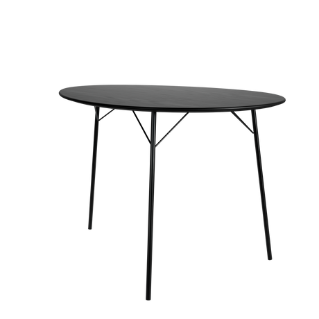 FH3603 Egg Table, Special Edition in schwarzer Esche, schwarzes Gestell von Arne Jacobsen - 4 - Jacobsen Plus