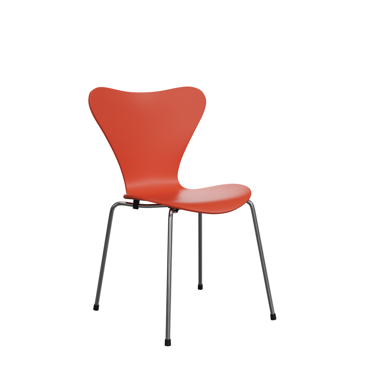 3107 Serie 7 stol - Verner Panton 100 fra Fritz Hansen - Orange - Jacobsen Plus