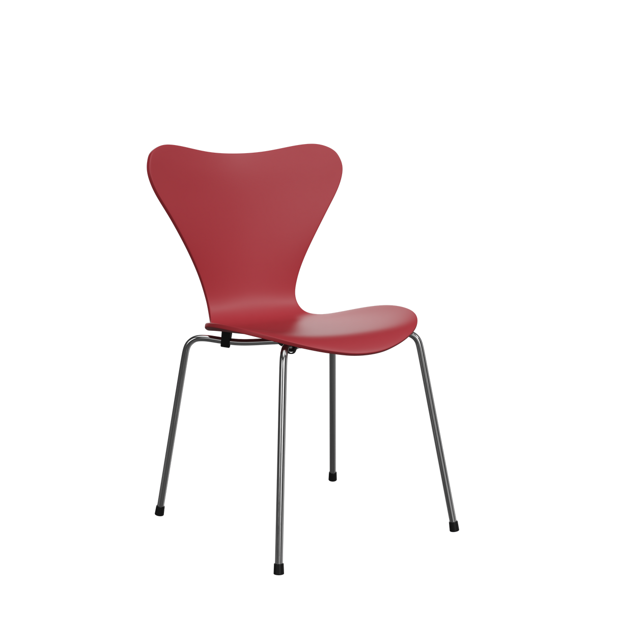 3107 Serie 7 stol - Verner Panton 100 fra Fritz Hansen - Red - Jacobsen Plus