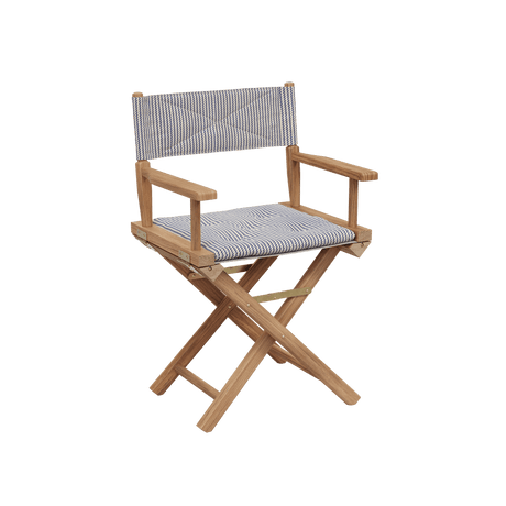 Skagerak Director's Chair Gartenstuhl von Fritz Hansen - Marineblauer Sommer - Jacobsen Plus