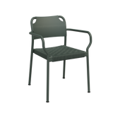 Vind havestol med armlæn fra Fritz Hansen - Hunter Green - Jacobsen Plus