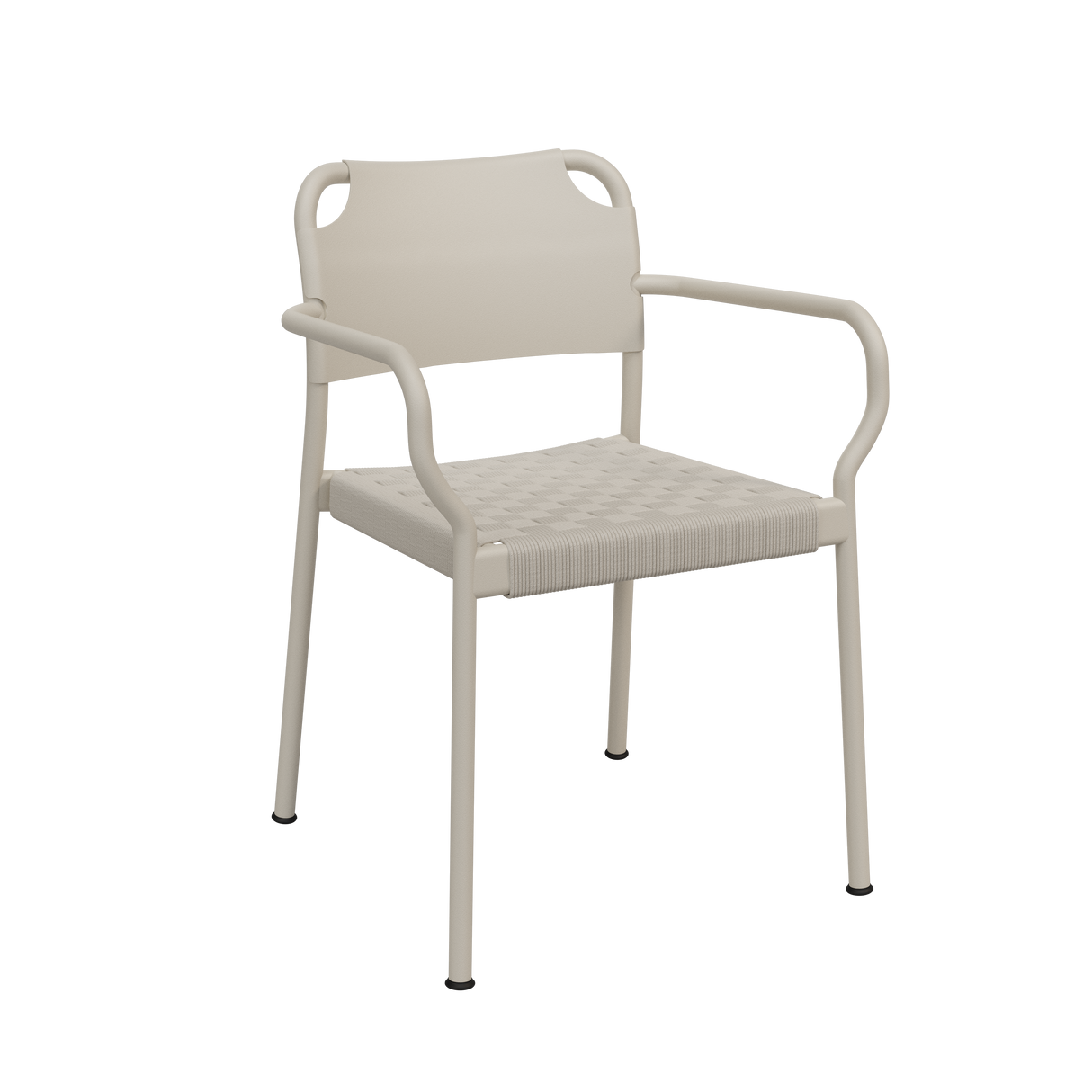 Vind havestol med armlæn fra Fritz Hansen - Mist Grey - Jacobsen Plus