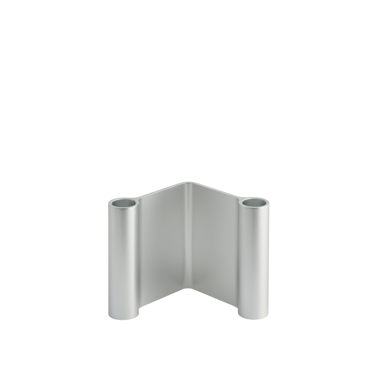Pair Kerzenständer, H11 von Muuto - Silber - Jacobsen Plus